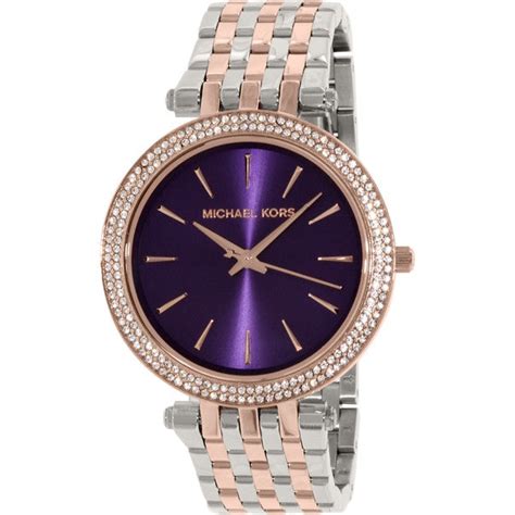 michael kors darci purple dial watch|Michael Kors Darci Purple Dial Rose Gold.